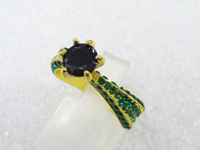 COLORED STONE FASHION RING / JP SIZE 13